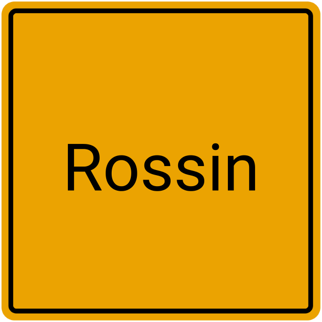 Meldebestätigung Rossin