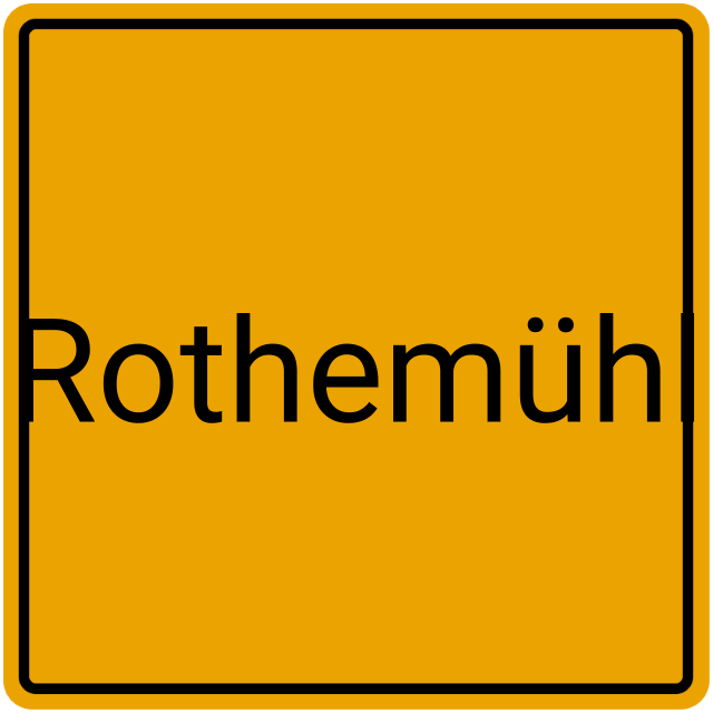 Meldebestätigung Rothemühl