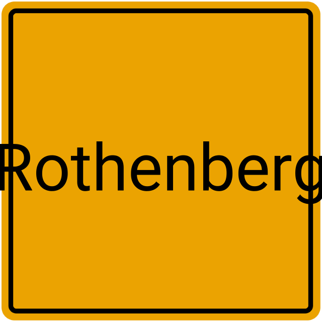 Meldebestätigung Rothenberg