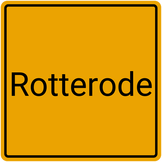 Meldebestätigung Rotterode