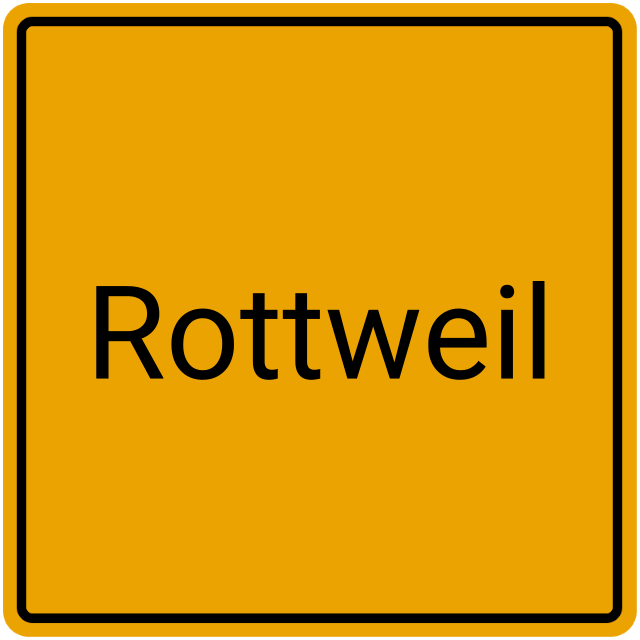 Meldebestätigung Rottweil