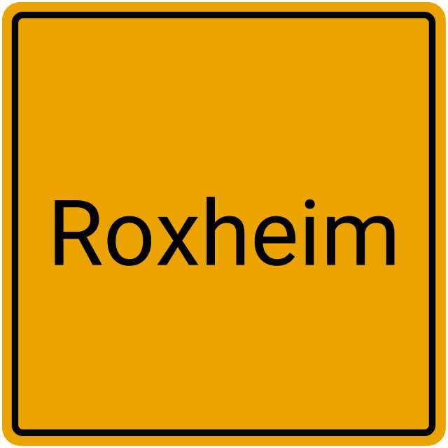 Meldebestätigung Roxheim