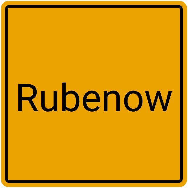 Meldebestätigung Rubenow