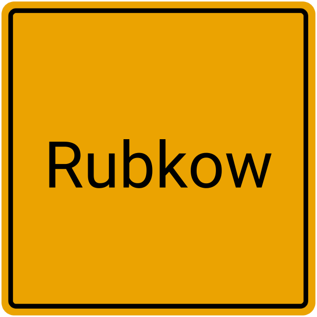 Meldebestätigung Rubkow