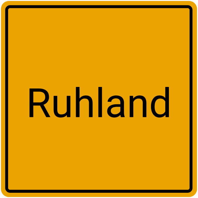 Meldebestätigung Ruhland