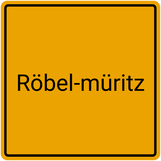 Meldebestätigung Röbel-Müritz