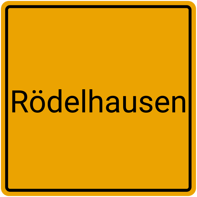 Meldebestätigung Rödelhausen