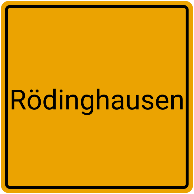 Meldebestätigung Rödinghausen