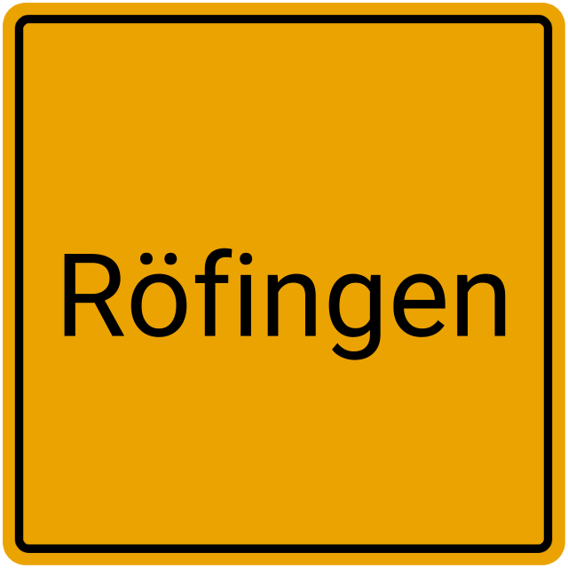Meldebestätigung Röfingen
