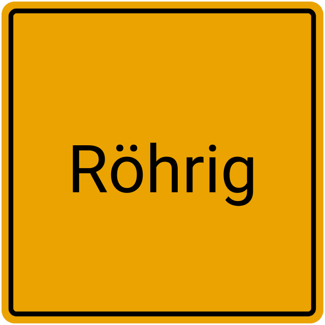 Meldebestätigung Röhrig