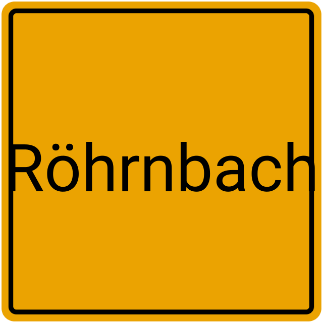 Meldebestätigung Röhrnbach