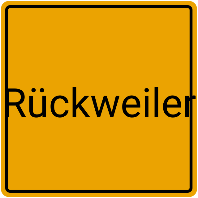 Meldebestätigung Rückweiler