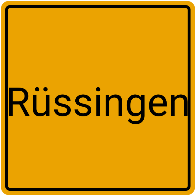 Meldebestätigung Rüssingen