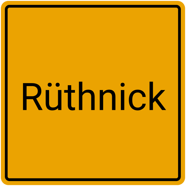 Meldebestätigung Rüthnick