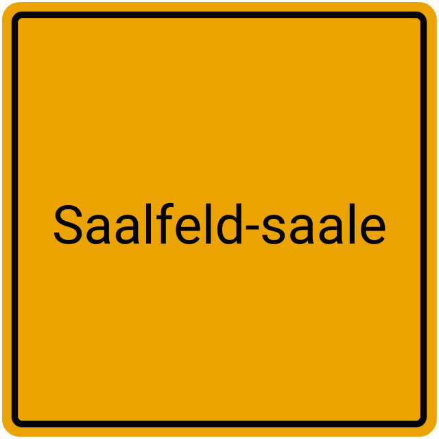 Meldebestätigung Saalfeld-Saale