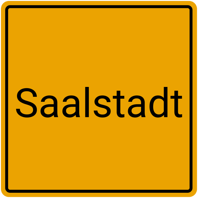 Meldebestätigung Saalstadt