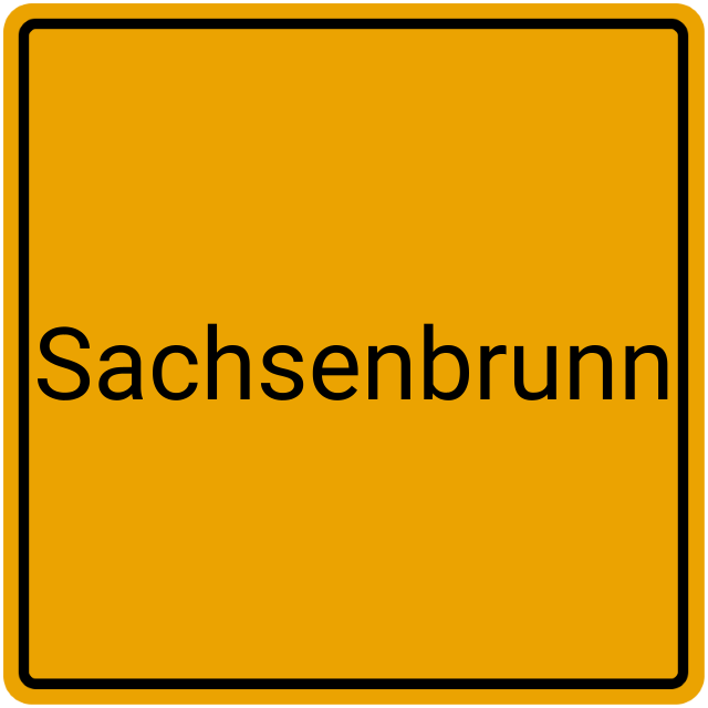 Meldebestätigung Sachsenbrunn