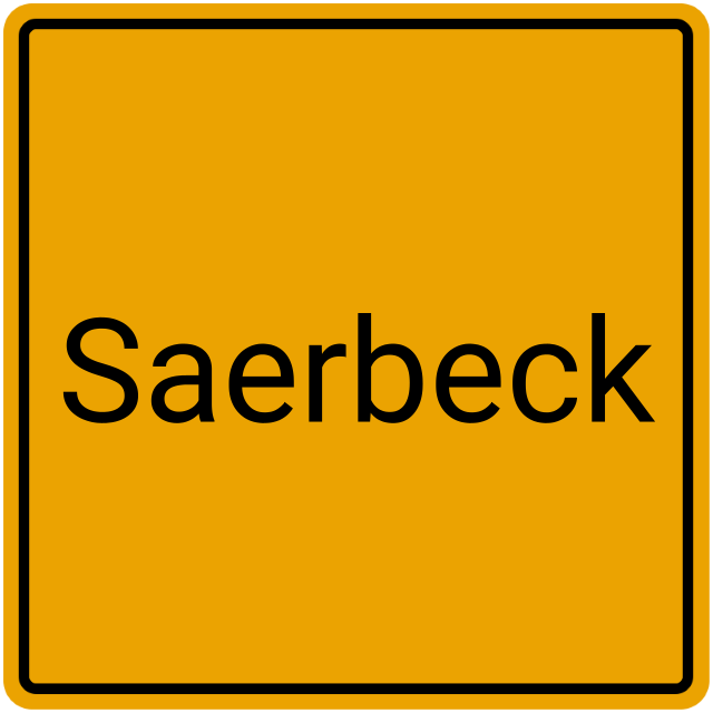 Meldebestätigung Saerbeck