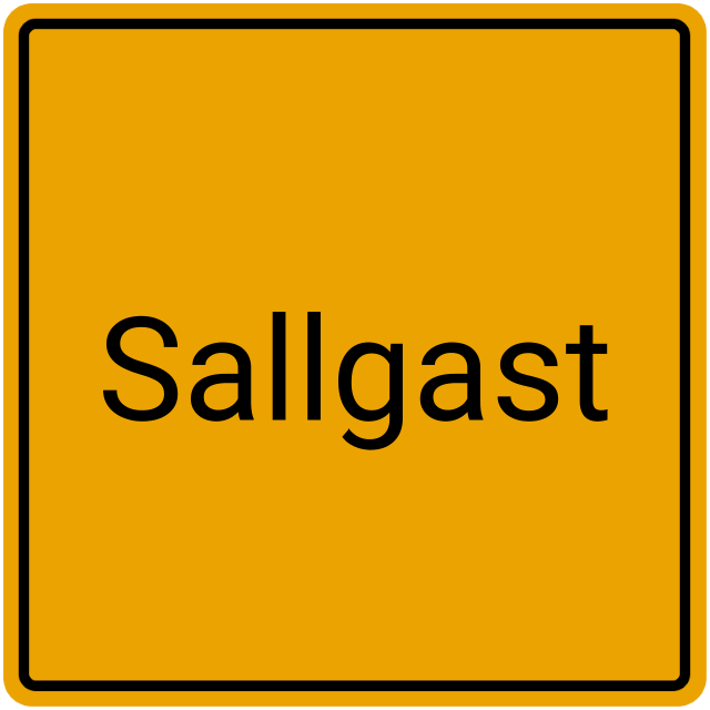 Meldebestätigung Sallgast