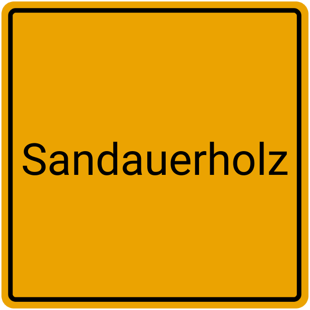 Meldebestätigung Sandauerholz
