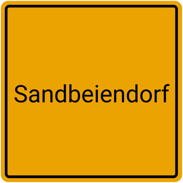 Meldebestätigung Sandbeiendorf