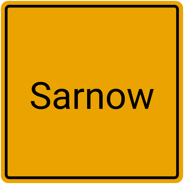 Meldebestätigung Sarnow