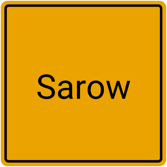 Meldebestätigung Sarow