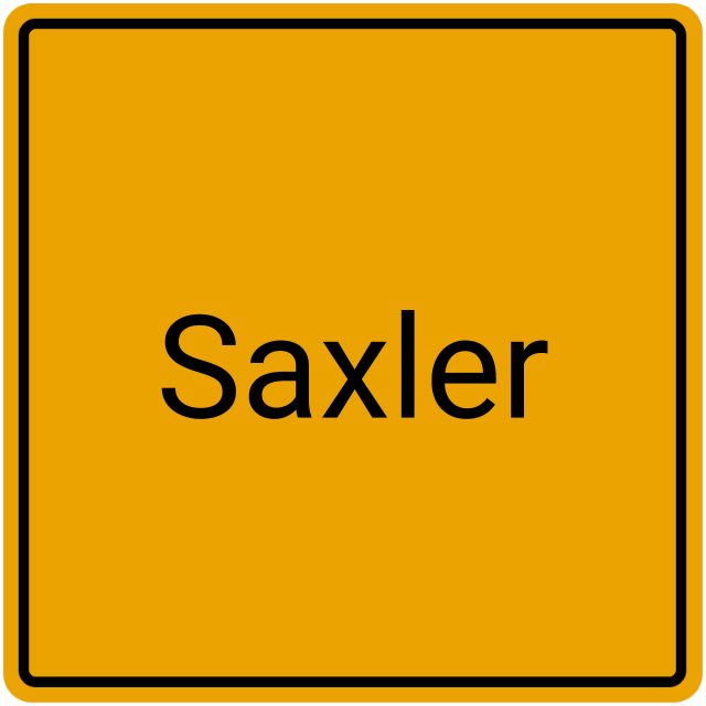 Meldebestätigung Saxler