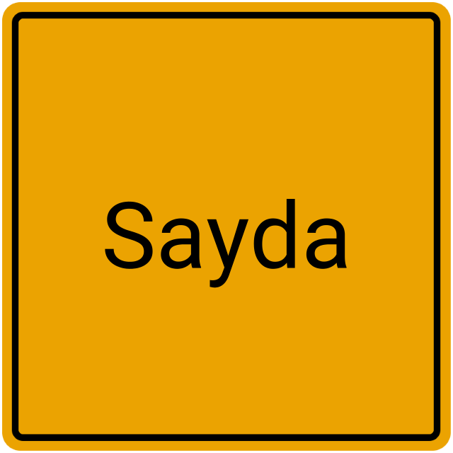 Meldebestätigung Sayda