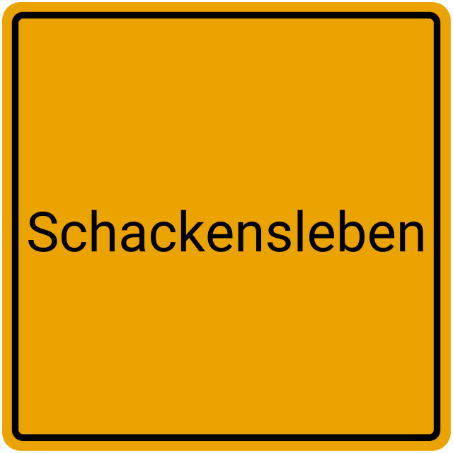 Meldebestätigung Schackensleben