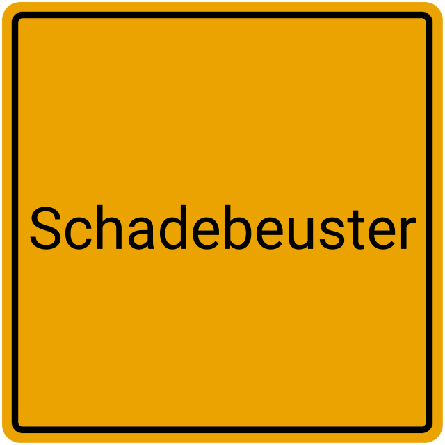 Meldebestätigung Schadebeuster