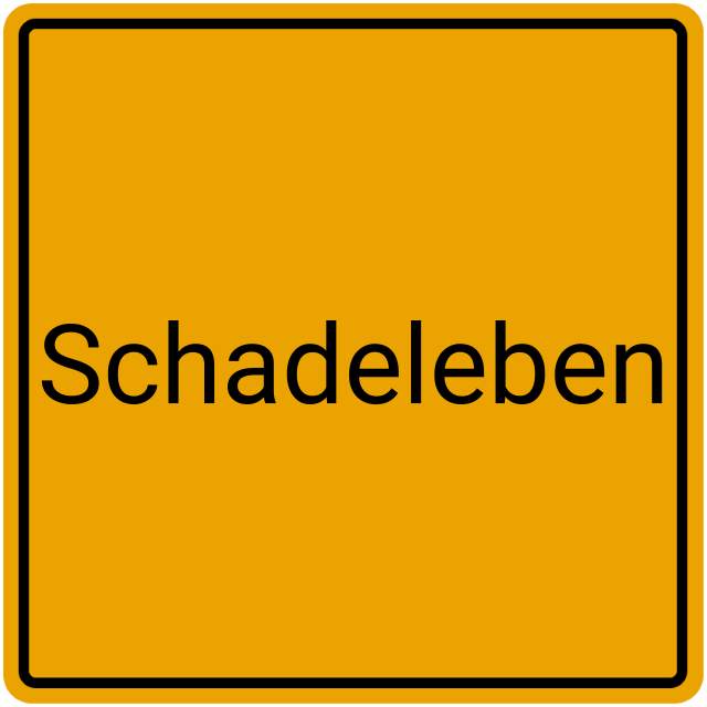 Meldebestätigung Schadeleben