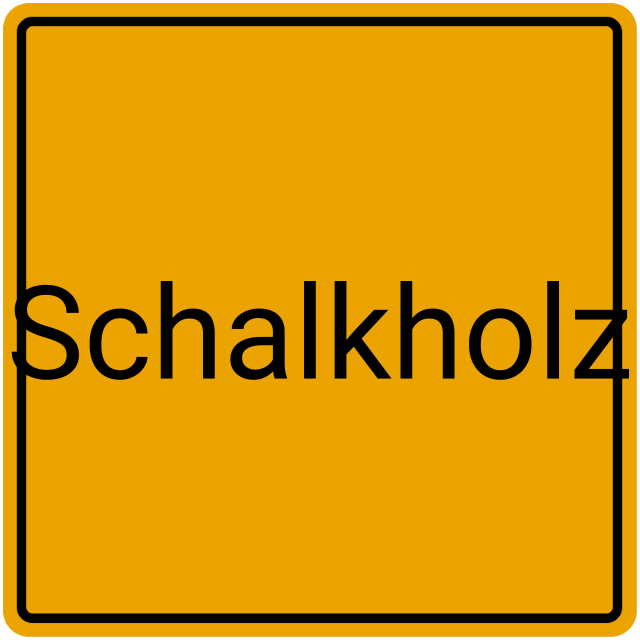 Meldebestätigung Schalkholz