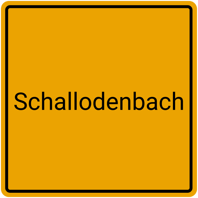 Meldebestätigung Schallodenbach