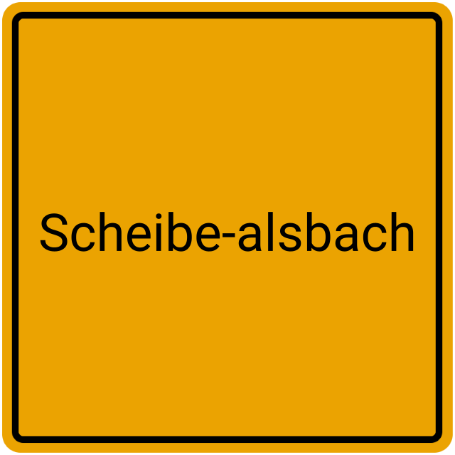 Meldebestätigung Scheibe-Alsbach