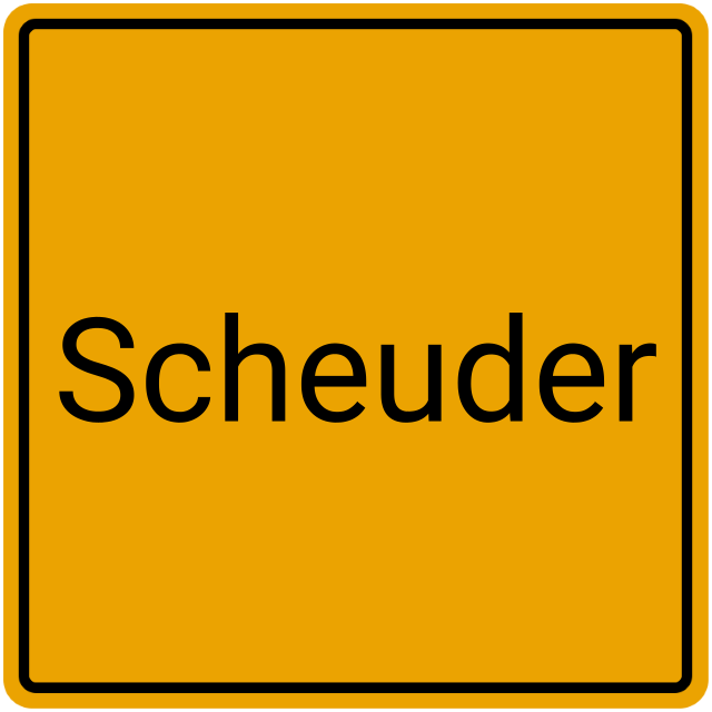 Meldebestätigung Scheuder