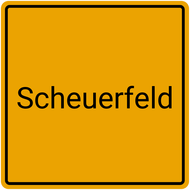 Meldebestätigung Scheuerfeld