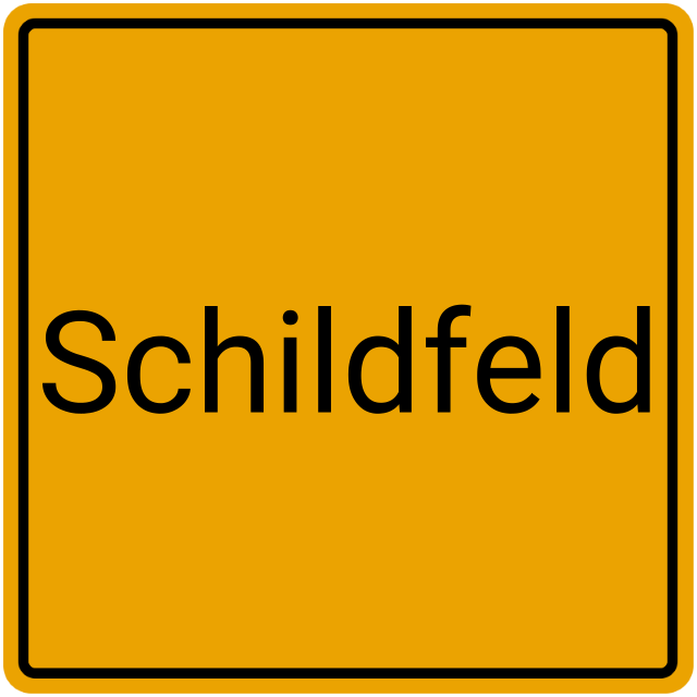 Meldebestätigung Schildfeld