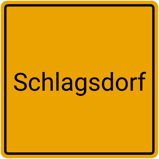 Meldebestätigung Schlagsdorf
