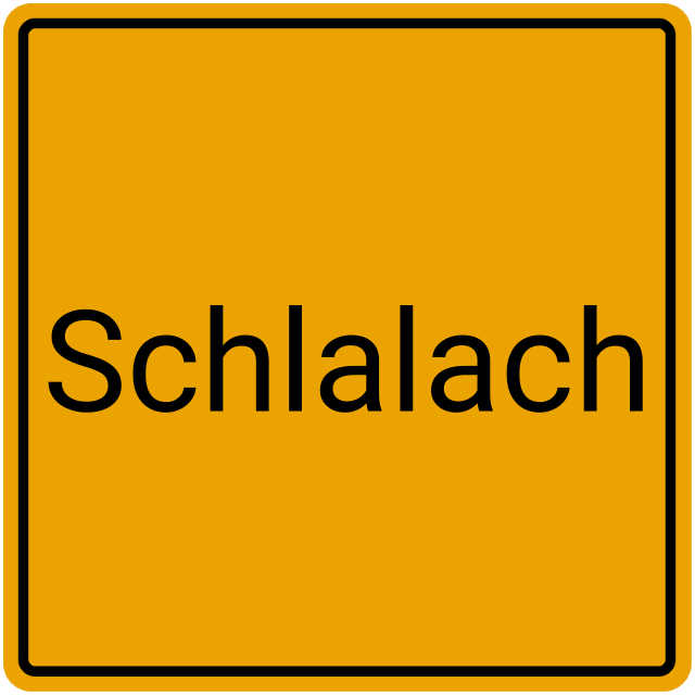 Meldebestätigung Schlalach