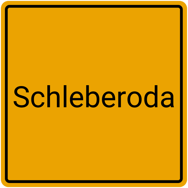 Meldebestätigung Schleberoda