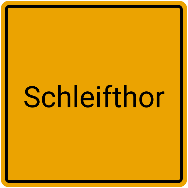 Meldebestätigung Schleifthor