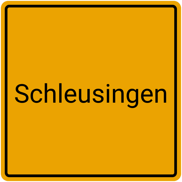 Meldebestätigung Schleusingen