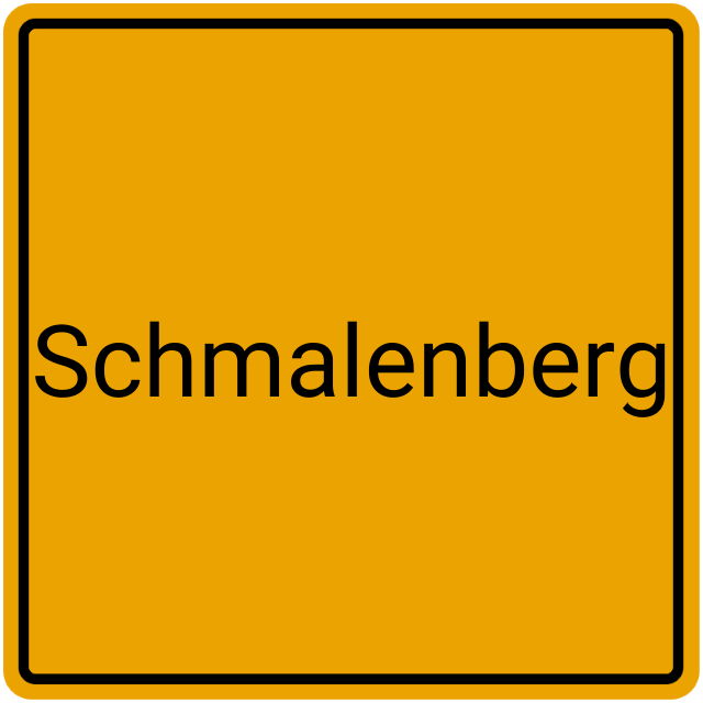 Meldebestätigung Schmalenberg