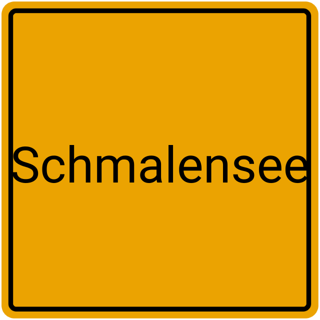 Meldebestätigung Schmalensee