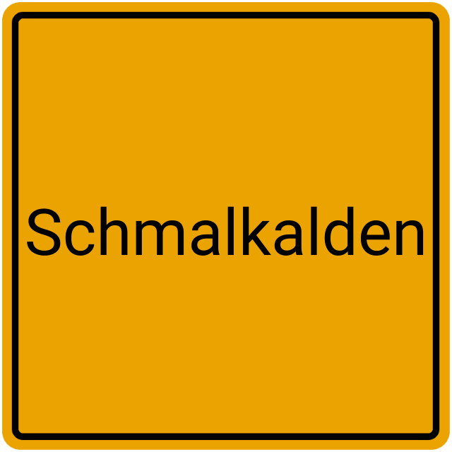 Meldebestätigung Schmalkalden