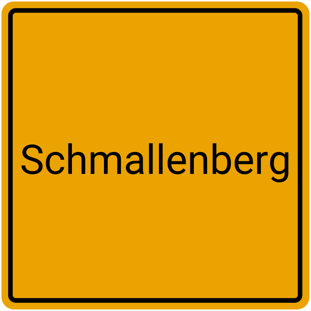 Meldebestätigung Schmallenberg