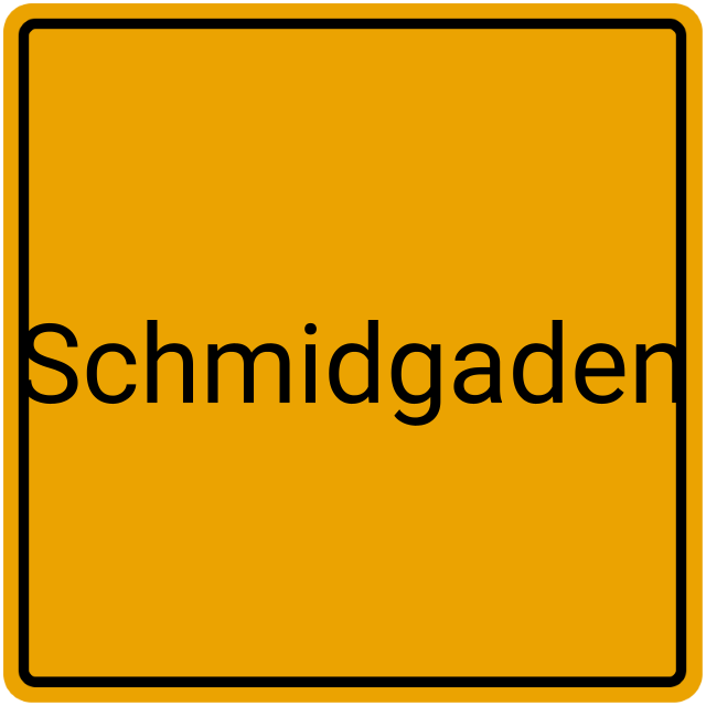 Meldebestätigung Schmidgaden