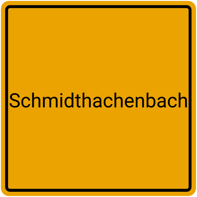 Meldebestätigung Schmidthachenbach