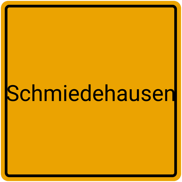 Meldebestätigung Schmiedehausen